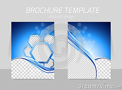 Flyer template design Vector Illustration