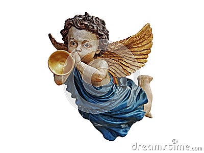 Flying angel Stock Photo