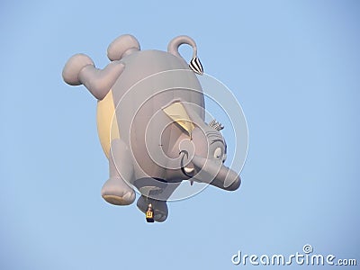 Flying Elephant Editorial Stock Photo