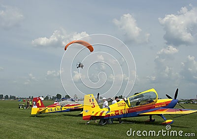 Flying machines, raw Editorial Stock Photo