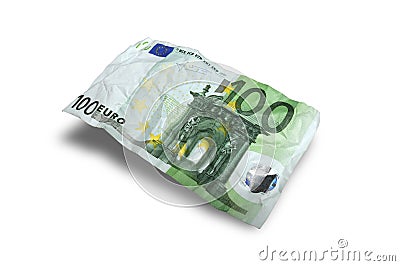 Flying Money Stock Photo