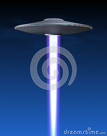 Flying saucer Stock Photo