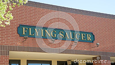 Flying Saucer Draught Emporium Editorial Stock Photo