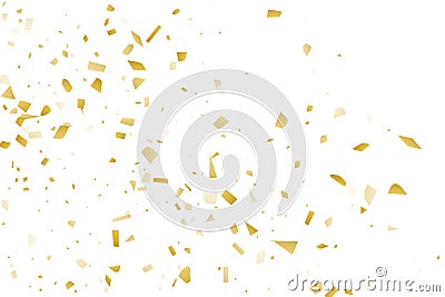 Flying shiny particles illustration. Decorative element. Luxury background for your design. Vector Illustration