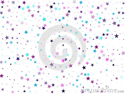 Geometric starlight banner. Vector Illustration