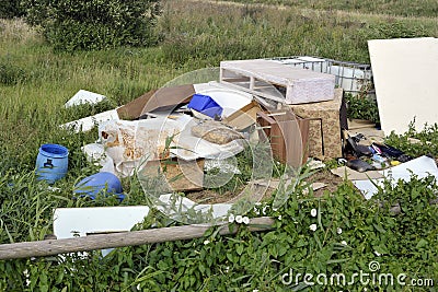 Flytipping Stock Photo