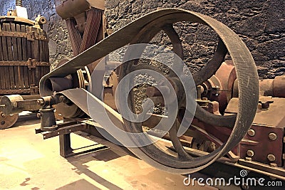 A flywheel Stock Photo