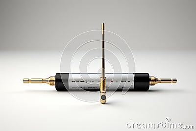 Fm Antenna on white background Stock Photo