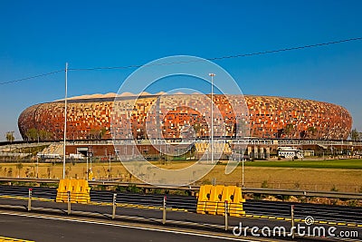 FNB Soccer Stadium in Soweto Editorial Stock Photo