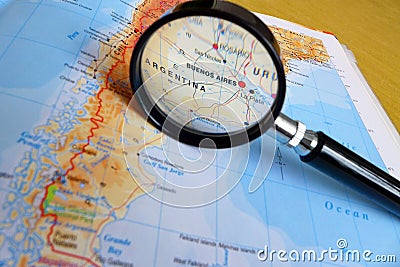 Focus on Buenos Aires, Argentina Stock Photo