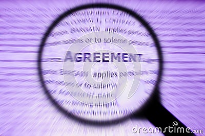 Focus or concentrate agreement business concept Stock Photo