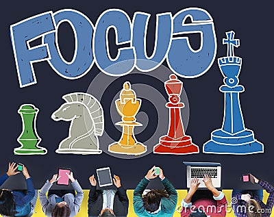 Focus Focal Concentration Attention Concept Stock Photo