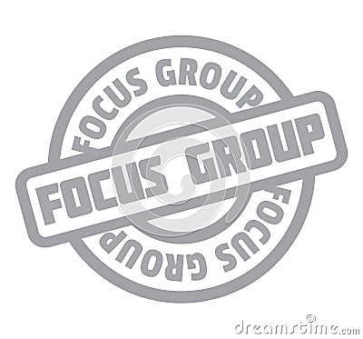 Focus Group rubber stamp Vector Illustration