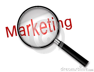 Focus On Marketing Stock Photo