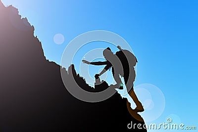 Focusing and achieving the goal with true passion for fighting Stock Photo