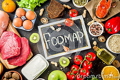 Fodmap healthy diet food Stock Photo