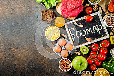 Fodmap healthy diet food Stock Photo