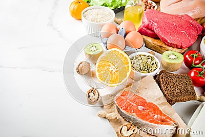 Fodmap healthy diet food Stock Photo