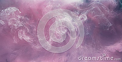 fog flow fantasy cloud white pink gas blend Stock Photo