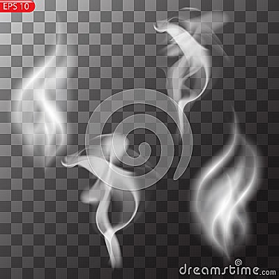 Fog or smoke isolated transparent special effect Vector Illustration