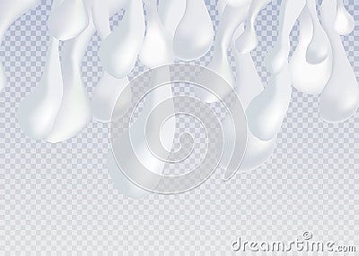 Fog or smoke isolated transparent special effect. White cloudiness, mist or smog background. Vector Illustration