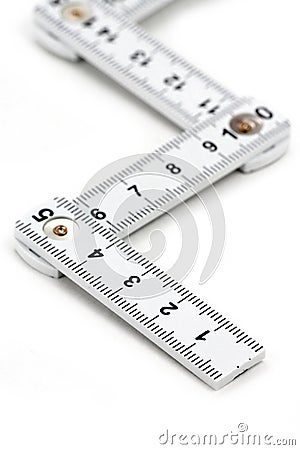 Foldable tape Measure Stock Photo