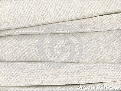 Folded cotton fabric Stock Photo