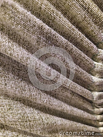 Folded Fabric, Radial Effect - Earthy Colors, Delicate Nuance Stock Photo