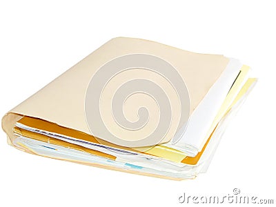 Folder Stock Photo