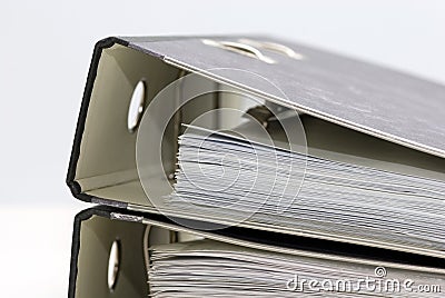 Folders Stock Photo