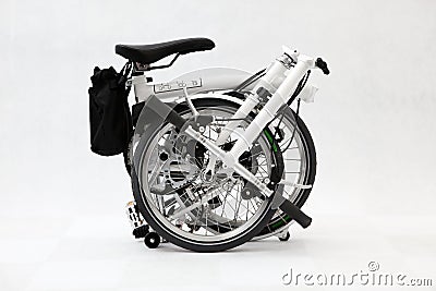 Folding bicycle 4 Stock Photo