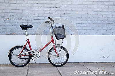 Folding bike Stock Photo