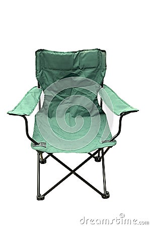 Folding Camping Chair Stock Photo