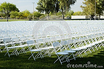 Folding Chairs 1 Stock Photo