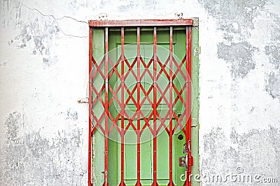 Folding door. Stock Photo