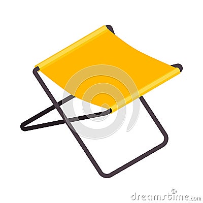 Folding Stool Icon Vector Illustration