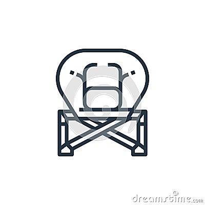 folding vector icon isolated on white background. Outline, thin line folding icon for website design and mobile, app development. Vector Illustration