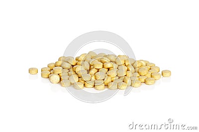 Folic Acid Vitamin Supplements Stock Photo