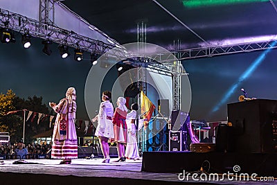 Folk Dance And Music Festival Editorial Stock Photo