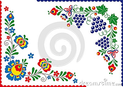 Folk ornaments Vector Illustration