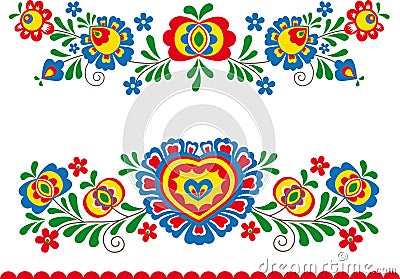 Folk ornaments Vector Illustration