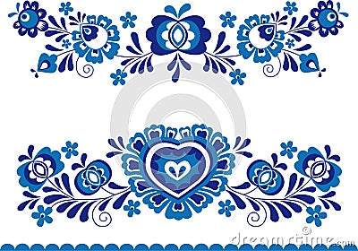 Folk ornaments Vector Illustration