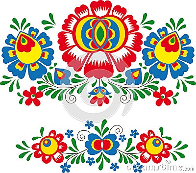 Folk ornaments Vector Illustration