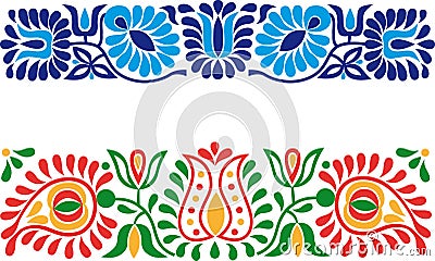 Folk ornaments Vector Illustration