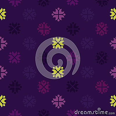 Folk pattern background Vector Illustration