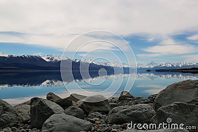 Folk stream, Newzealand Stock Photo