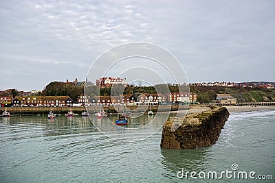 View of Folkestone harbour, Kent, UK Editorial Stock Photo