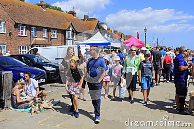 Folkestone Trawler Race visitors UK Editorial Stock Photo