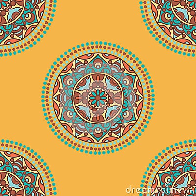 folkloric textile design Vector Illustration