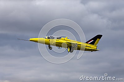 Folland Gnat T.1 XR992/XS102 G-MOUR Editorial Stock Photo